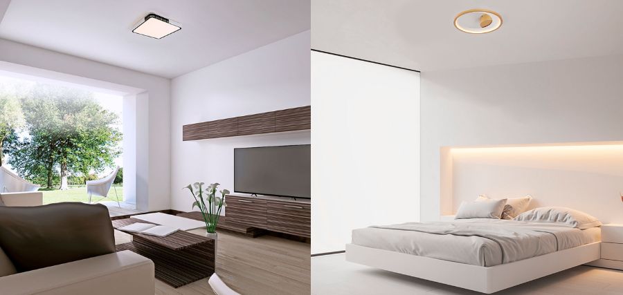 Qual o modelo de plafon mais indicado para cada cômodo da casa?